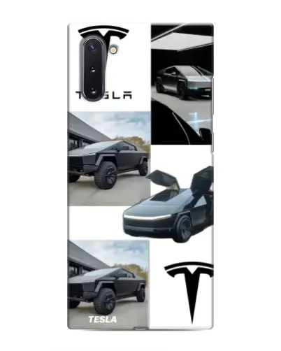 Чехол для Samsung Galaxy Note 10 с картинкой «Коллаж Cybertruck Tesla» Чехол для Samsung Galaxy Note 10 с картинкой «Коллаж Cybertruck Tesla»
