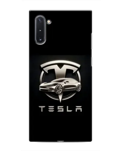 Чехол для Samsung Galaxy Note 10 с картинкой «Tesla — серебристое авто» Чехол для Samsung Galaxy Note 10 с картинкой «Tesla — серебристое авто»