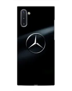 Чехол для Samsung Galaxy Note 10 с картинкой «Mercedes на металле» Чехол для Samsung Galaxy Note 10 с картинкой «Mercedes на металле»