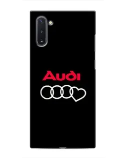 Чохол для Samsung Galaxy Note 10 з картинкою «Логотип Audi Heart» Чохол для Samsung Galaxy Note 10 з картинкою «Логотип Audi Heart»