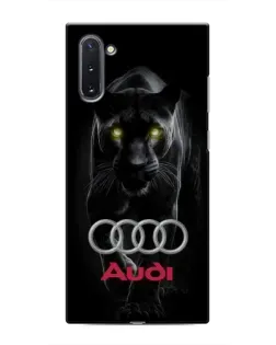 Чохол для Samsung Galaxy Note 10 з картинкою «Пантера та Audi» Чохол для Samsung Galaxy Note 10 з картинкою «Пантера та Audi»