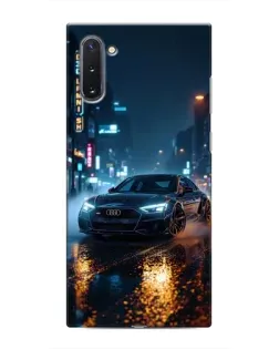 Чохол для Samsung Galaxy Note 10 з картинкою «Нічне місто та Audi» Чохол для Samsung Galaxy Note 10 з картинкою «Нічне місто та Audi»
