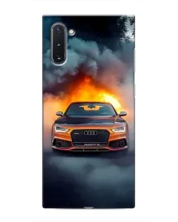 Чохол для Samsung Galaxy Note 10 з картинкою «Audi у вогняному диму» Чохол для Samsung Galaxy Note 10 з картинкою «Audi у вогняному диму»