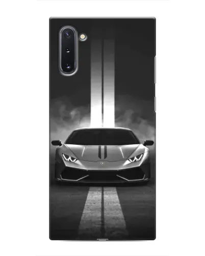 Чехол для Samsung Galaxy Note 10 с картинкой «Lamborghini симметрия дорог»