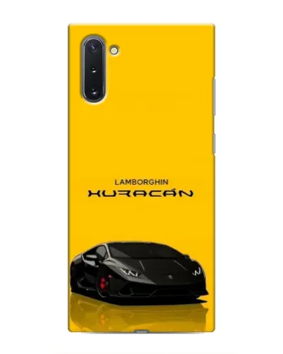 Чехол для Samsung Galaxy Note 10 с картинкой «Lamborghini Huracan черный»