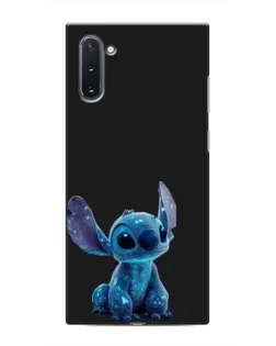 Чехол для Samsung Galaxy Note 10 с картинкой «Стич на черном»