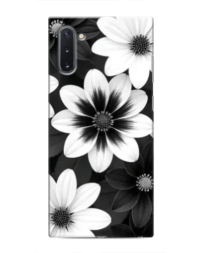 Чехол для Samsung Galaxy Note 10 с картинкой «Монохромные астры» Чехол для Samsung Galaxy Note 10 с картинкой «Монохромные астры»