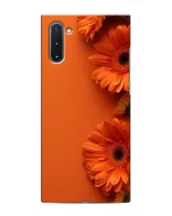 Чохол для Samsung Galaxy Note 10 з картинкою «Помаранчеві гербери» Чохол для Samsung Galaxy Note 10 з картинкою «Помаранчеві гербери»