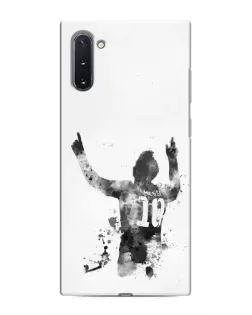 Чохол для Samsung Galaxy Note 10 з картинкою «Чорно-білий силует Мессі» Чохол для Samsung Galaxy Note 10 з картинкою «Чорно-білий силует Мессі»