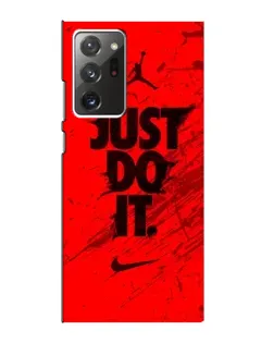 Чехол для Samsung Galaxy Note 20 Ultra с картинкой «Nike Just Do It» Чехол для Samsung Galaxy Note 20 Ultra с картинкой «Nike Just Do It»