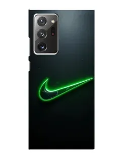 Чехол для Samsung Galaxy Note 20 Ultra с картинкой «Неоновый контур Nike»