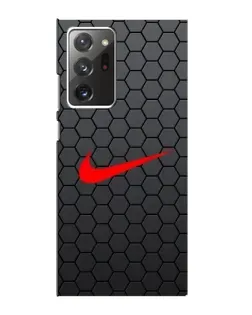Чехол для Samsung Galaxy Note 20 Ultra с картинкой «Nike — карбоновая сетка»