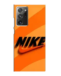 Чехол для Samsung Galaxy Note 20 Ultra с картинкой «Оранжевый драйв Nike»