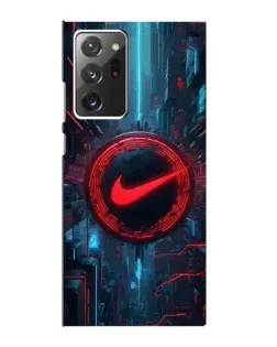 Чехол для Samsung Galaxy Note 20 Ultra с картинкой «Техногенный стиль Nike»