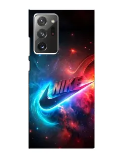 Чехол для Samsung Galaxy Note 20 Ultra с картинкой «Огненный логотип Nike»