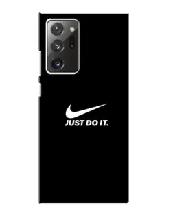 Чехол для Samsung Galaxy Note 20 Ultra с картинкой «Минимализм от Nike»