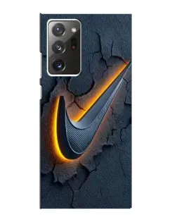 Чехол для Samsung Galaxy Note 20 Ultra с картинкой «Объемный логотип Найк»