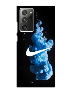 Чехол для Samsung Galaxy Note 20 Ultra с картинкой «Nike и синий дым»