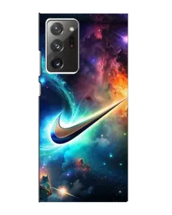 Чехол для Samsung Galaxy Note 20 Ultra с картинкой «Космический Nike Swoosh»