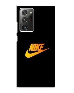 Чехол для Samsung Galaxy Note 20 Ultra с картинкой «Золотой логотип Nike»