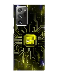 Чехол для Samsung Galaxy Note 20 Ultra с картинкой «Nike — золотая искра»