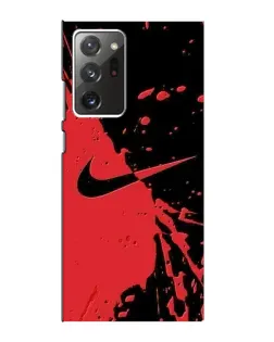 Чохол для Samsung Galaxy Note 20 Ultra з картинкою «Червоні бризки Nike» Чохол для Samsung Galaxy Note 20 Ultra з картинкою «Червоні бризки Nike»