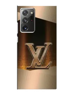 Чехол для Samsung Galaxy Note 20 Ultra с картинкой «LV — золотое сияние»