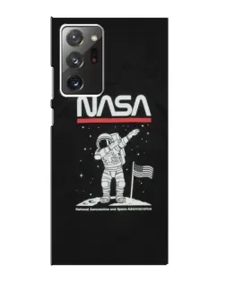 Чехол для Samsung Galaxy Note 20 Ultra с картинкой «NASA — шагаем по Луне»