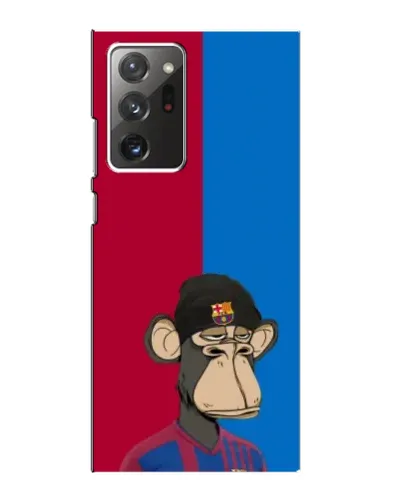 Чехол для Samsung Galaxy Note 20 Ultra с картинкой «Bored Ape — фанат Барсы» Чехол для Samsung Galaxy Note 20 Ultra с картинкой «Bored Ape — фанат Барсы»