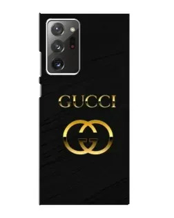 Чехол для Samsung Galaxy Note 20 Ultra с картинкой «Золотой логотип Gucci» Чехол для Samsung Galaxy Note 20 Ultra с картинкой «Золотой логотип Gucci»