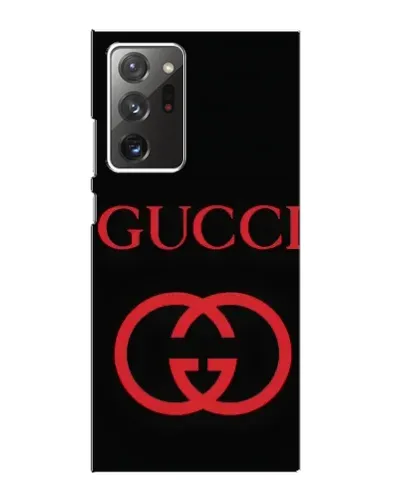 Чехол для Samsung Galaxy Note 20 Ultra с картинкой «Gucci — красный логотип»