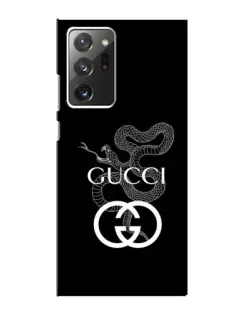 Чехол для Samsung Galaxy Note 20 Ultra с картинкой «Gucci — серебряная змея» Чехол для Samsung Galaxy Note 20 Ultra с картинкой «Gucci — серебряная змея»