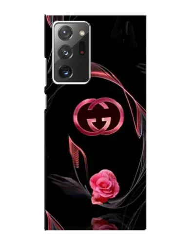 Чехол для Samsung Galaxy Note 20 Ultra с картинкой «Gucci — неоновая роза»