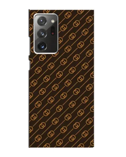 Чехол для Samsung Galaxy Note 20 Ultra с картинкой «Gucci — золотые диагонали»