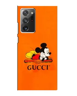 Чехол для Samsung Galaxy Note 20 Ultra с картинкой «Микки Маус Gucci — оранж» Чехол для Samsung Galaxy Note 20 Ultra с картинкой «Микки Маус Gucci — оранж»