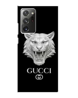 Чехол для Samsung Galaxy Note 20 Ultra с картинкой «Gucci — серебряный лев» Чехол для Samsung Galaxy Note 20 Ultra с картинкой «Gucci — серебряный лев»