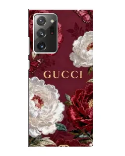 Чехол для Samsung Galaxy Note 20 Ultra с картинкой «Gucci — бордовые розы» Чехол для Samsung Galaxy Note 20 Ultra с картинкой «Gucci — бордовые розы»