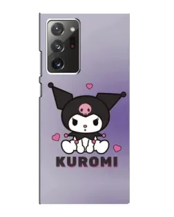 Чехол для Samsung Galaxy Note 20 Ultra с картинкой «Kuromi — фиолетовый арт»