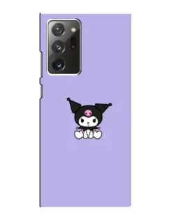 Чехол для Samsung Galaxy Note 20 Ultra с картинкой «Kuromi — фиолетовый минимализм»