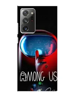 Чохол для Samsung Galaxy Note 20 Ultra з картинкою «Червоний імпостер — макро» Чохол для Samsung Galaxy Note 20 Ultra з картинкою «Червоний імпостер — макро»