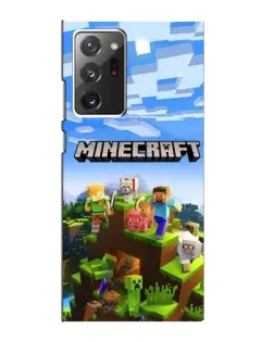 Чохол для Samsung Galaxy Note 20 Ultra з картинкою «Minecraft класичний світ» Чохол для Samsung Galaxy Note 20 Ultra з картинкою «Minecraft класичний світ»