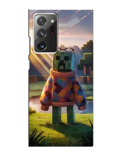 Чехол для Samsung Galaxy Note 20 Ultra с картинкой «Крипер в свитере»
