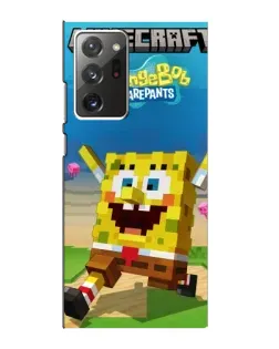Чохол для Samsung Galaxy Note 20 Ultra з картинкою «Губка Боб Minecraft» Чохол для Samsung Galaxy Note 20 Ultra з картинкою «Губка Боб Minecraft»