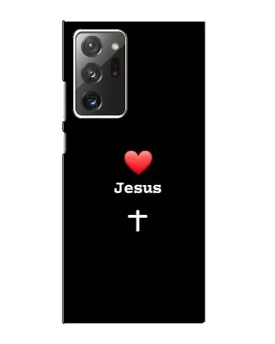 Чохол для Samsung Galaxy Note 20 Ultra з картинкою «Серце - Jesus»