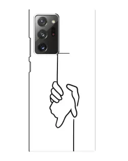 Чохол для Samsung Galaxy Note 20 Ultra з картинкою «Рука тримає»