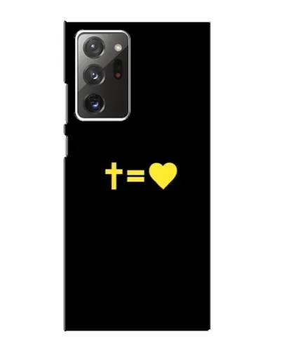 Чохол для Samsung Galaxy Note 20 Ultra з картинкою «Серце та Хрест»