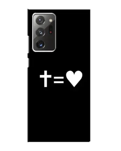 Чохол для Samsung Galaxy Note 20 Ultra з картинкою «Хрест та Серце»
