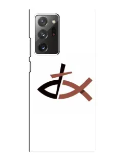 Чохол для Samsung Galaxy Note 20 Ultra з картинкою «Риба та хрест»