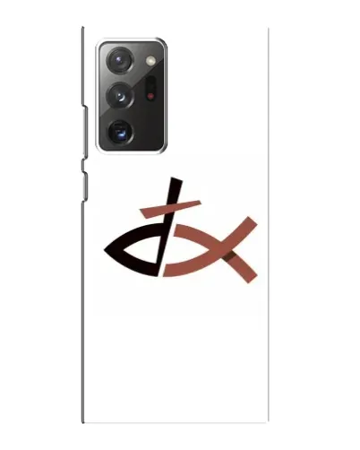 Чохол для Samsung Galaxy Note 20 Ultra з картинкою «Риба та хрест»