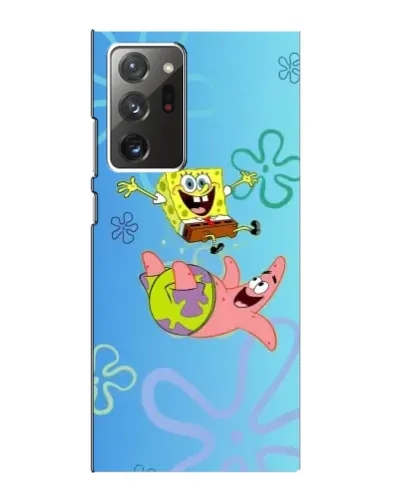 Чехол для Samsung Galaxy Note 20 Ultra с картинкой «Спанч Боб и Патрик»